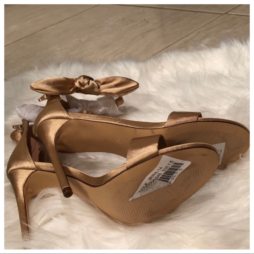 BOW SIDE ZIPPER BACK STILETTOS - Picture 5 of 6